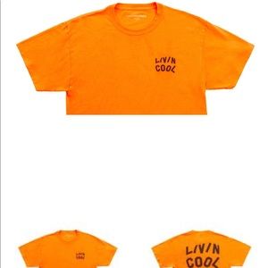 Livin Cool Orange Crop Top